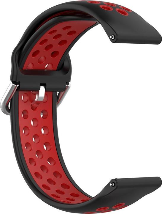 Image du produit Cover-Discount 20mm Silicone Bracelet Sport troué rouge (20 mm, Silicone)