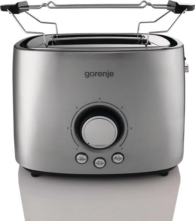Actual product image Gorenje T1000E Toaster, Power 1000 W, Stainless Steel