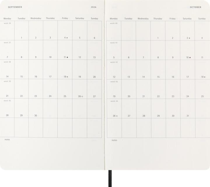 Produktbild Moleskine Geschäftsagenda Daily (13 x 21 cm, Englisch)
