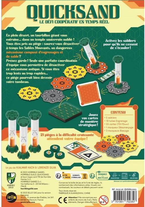 Image du produit Iello Jeu - Quicksand (Français)