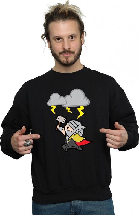 Immagine prodotto Kawaii Thor God Of Thunder Felpa Uomo (XL)