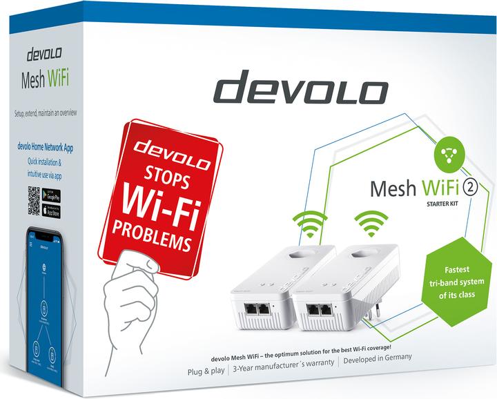Produktbild Devolo Mesh WiFi 2 Starter Kit (2400 Mbit/s)