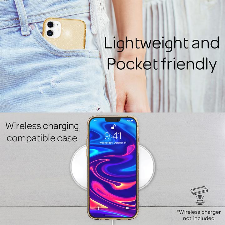 Produktbild Nalia Glitzer Handyhülle (Apple iPhone 12)