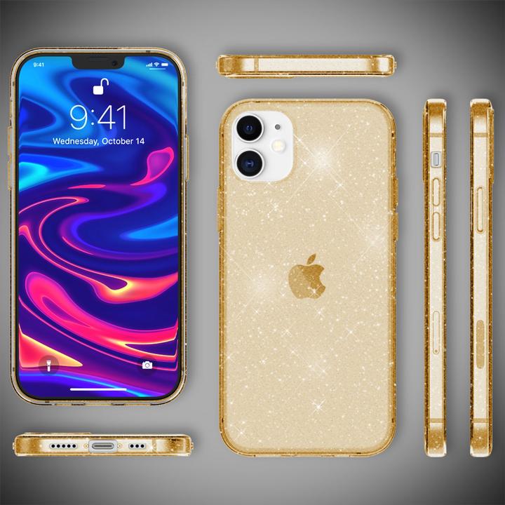 Produktbild Nalia Glitzer Handyhülle (Apple iPhone 12)
