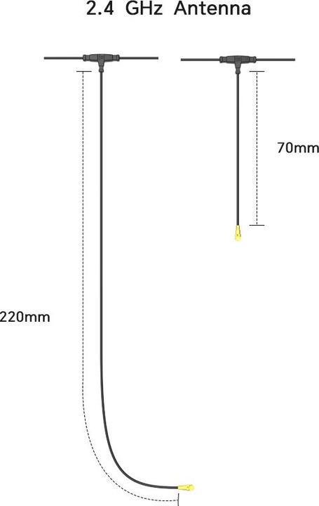 Actual product image iFlight ExpressLRS ELRS Nano Receiver 2.4GHz