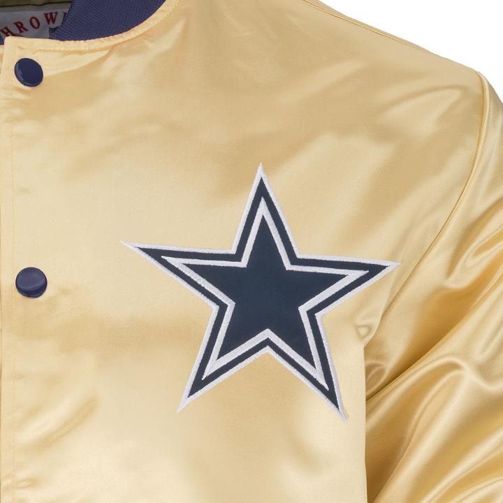 Produktbild Mitchell & Ness M&N Lightweight Satin Jacke - Dallas Cowboys gold - XL (XL)