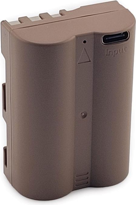 Image du produit Acconic Batterie avec entrée USB-C pour Nikon D700 D300 D200 D100 D80 D70 D50 EN-EL3e PTC (Batterie)