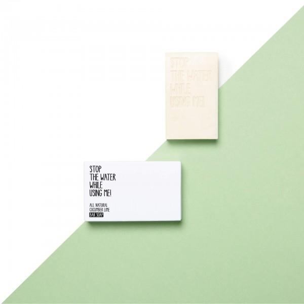 Actual product image Stop The Water While Using Me! All Natural Body - Cucumber Lime Bar Soap (Hard soap)