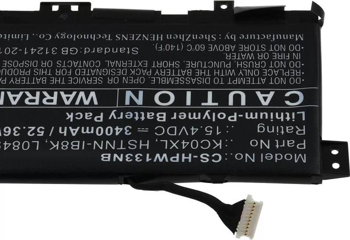 Produktbild AccuCell Akku Laptop HP Envy X360 13-ag0003ng, X360 13-ag0004ng, Typ KC04XL u.a. (3400 mAh)