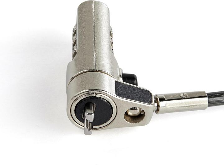 Immagine prodotto StarTech LTLOCKNANO lucchetto per laptop (cavo da 2 m, Nano lock, combinazione selezionabile individualmente)
