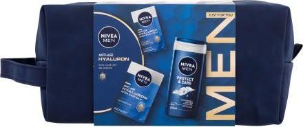 NIVEA Kit Essentiels Hyaluron Anti-Age pour hommes (Baume, 250 ml)