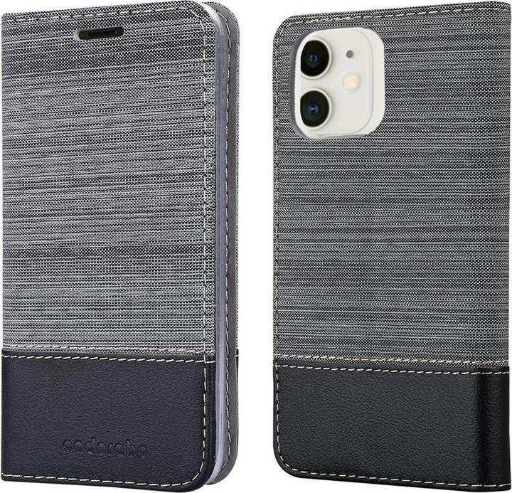 Produktbild Cadorabo Book Jeans Optik Cover (Apple iPhone 12 mini)