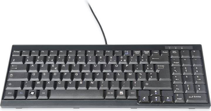 Digitus Tastatur passend für TFT-Konsolen, französisches Layout (FR, Kabelgebunden)