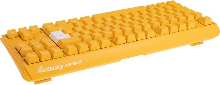 Produktbild Ducky One 3 Yellow TKL gaming keyboard, RGB LED - MX-Clear (DE, Kabelgebunden)