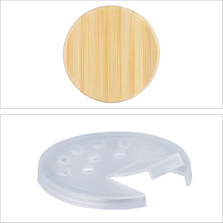 Actual product image Relaxdays Spice jar set (0.12 l)