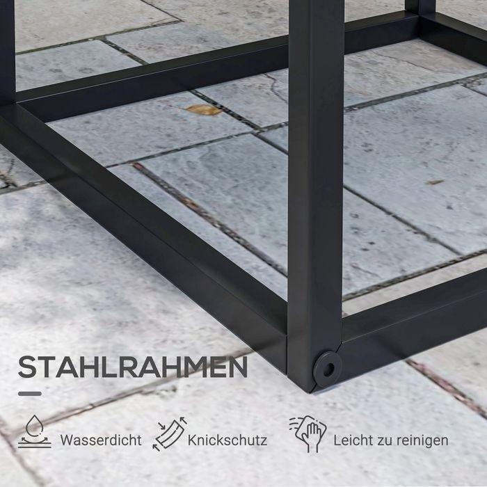 Produktbild Swisshandel24 2er-Set Pflanzenständer, Pflanzenhocker mit Stahlbeine, Skandinavischem Design, Blumenständer, Schwa