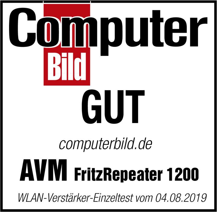 Immagine prodotto AVM FRITZ! ripetitore 1200 WLAN mesh (866 Mbit/s, 400 Mbit/s)
