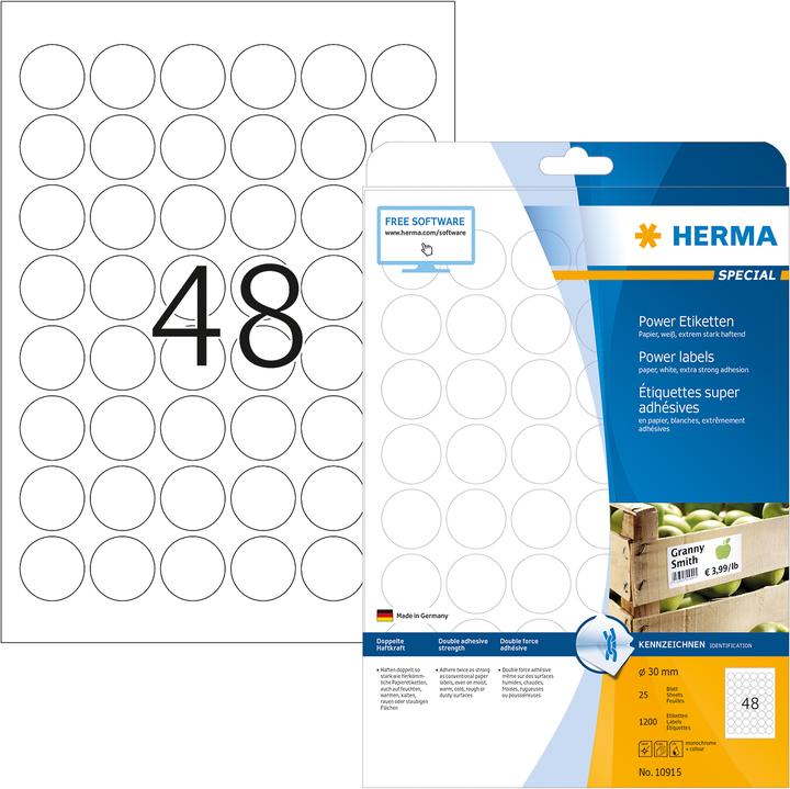 HERMA Power Etiketten A4