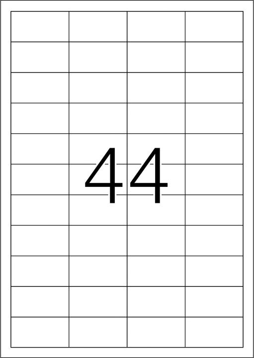 Actual product image HERMA Transparent labels A4