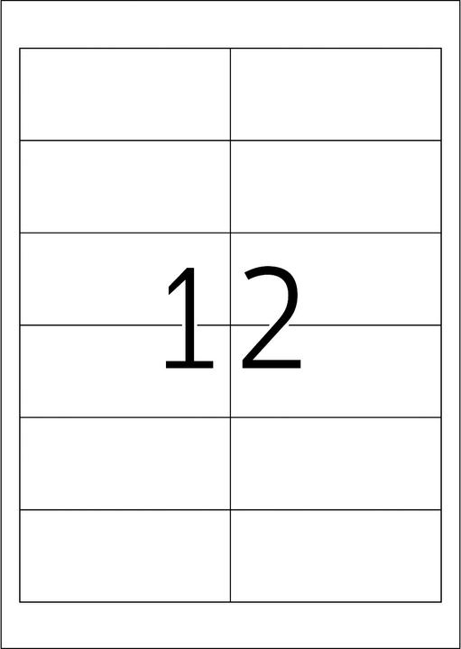 Actual product image HERMA Transparent labels A4