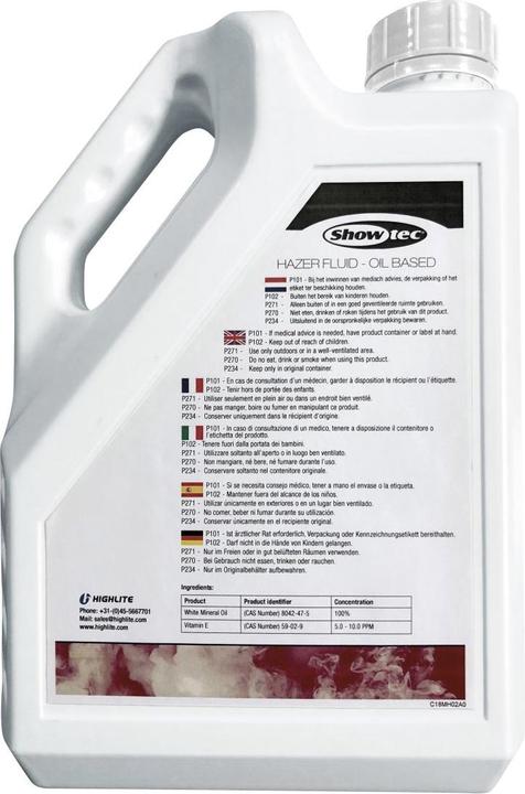 Immagine prodotto Showtec MHL-2 Hazer Fluid 2 Litri