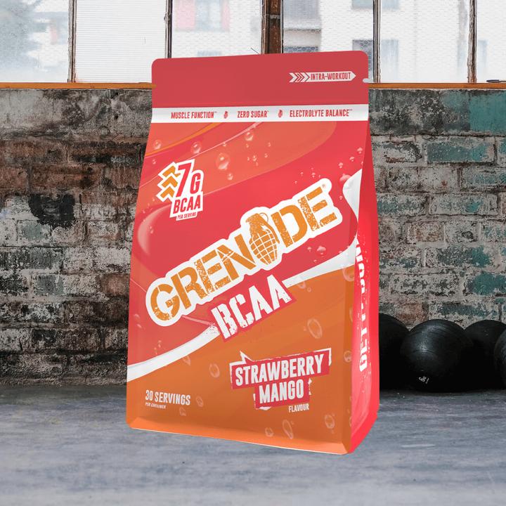 Produktbild Grenade BCAA 390g (Strawberry Mango, 1 Stk., 390 g)