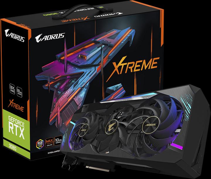 Image du produit Gigabyte GeForce RTX 3080 Aorus Xtreme 10G (10 Go)