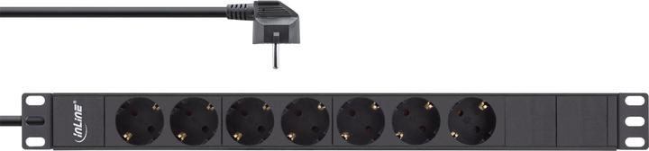 Produktbild InLine 19" Steckdosenleiste (7 x, CEE 7/7, 2 m)