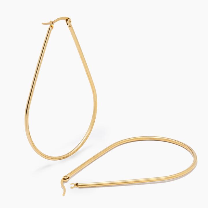 Sensora Jewelry Accra Hoops Ohrringe (Edelstahl)