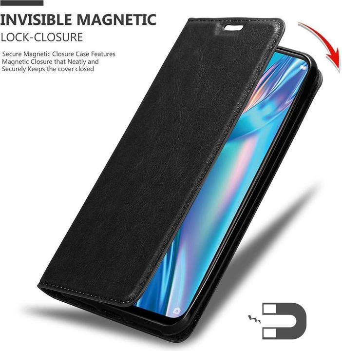 Actual product image Cadorabo Book Invisible Magnet Cover (Oppo A12)