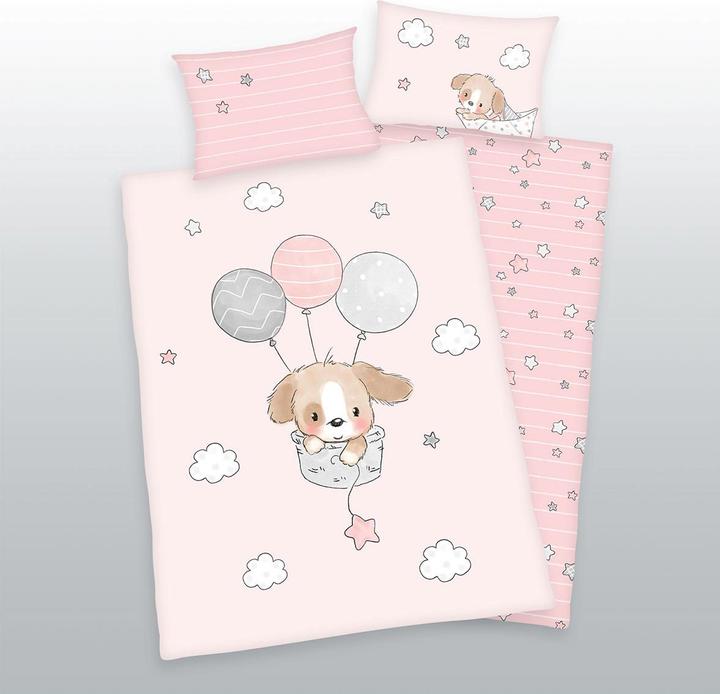 Actual product image Herding Baby bedding Sweet puppy (100 x 135 cm, 40 x 60 cm)