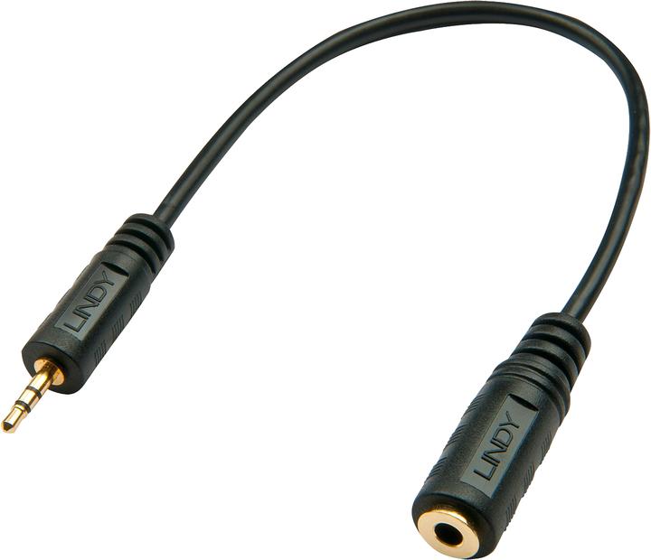 Immagine prodotto Lindy 2.5mm maschio-3.5mm femmina (Adattatore jack)