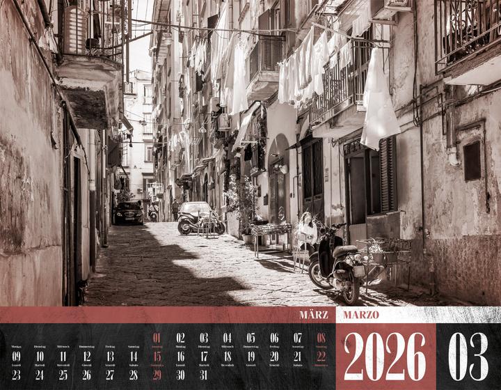 Immagine prodotto La Dolce Vita - Italienische Lebensart Kalender 2026 (54 x 42 cm, Copertina rigida, Italiano, Tedesco)