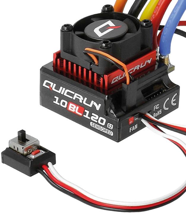 Produktbild Hobbywing QuicRun 10BL120 G2 120A Sensored Regler 2-3s