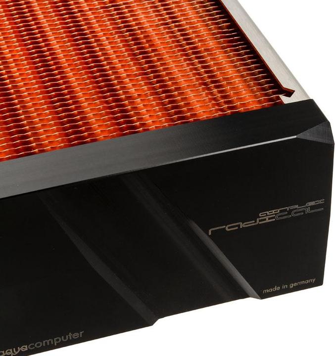 Produktbild Aqua Computer airplex radical 4/420mm - Kupfer (140 mm)