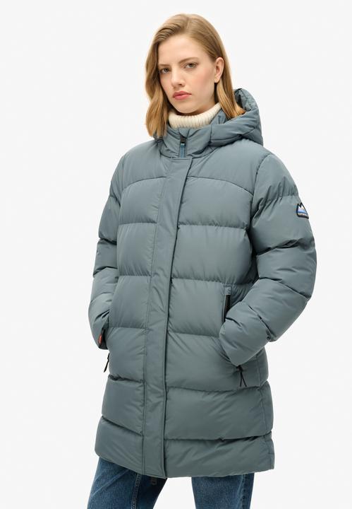 Produktbild Superdry HOODED SPORTS PUFFER MID JKT Dames Jas - Maat S (10)