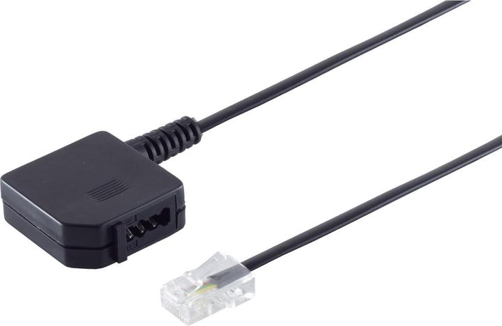Produktbild Shiverpeaks S/CONN maximum connectivity Telefon Adapter-Western-Stecker 8/4 auf TAE U-Kupplung, 0,2m