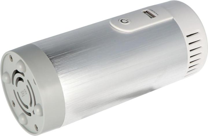 Actual product image Goobay Car voltage converter converts 12 V DC to 230 V AC, with protective contact socket and USB output