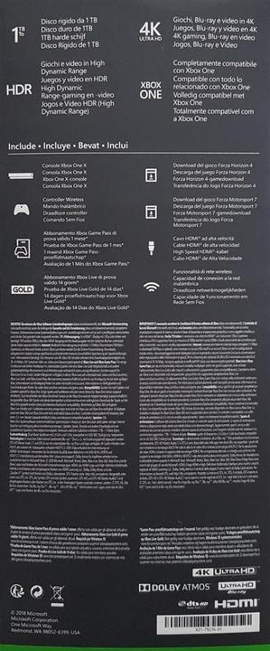 Produktbild Microsoft Xbox One X - Forza Horizon 4 + FM 7 Bundle