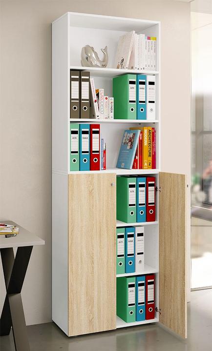 Produktbild VCM Büroschrank Aktenschrank Regal Lona 6f (70 x 40 x 220 cm)