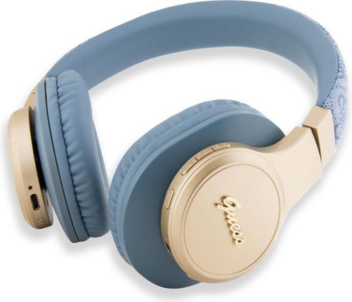 Produktbild Guess Wireless Leather Headphone with Metal Logo (ANC, 32 h, Kabellos)