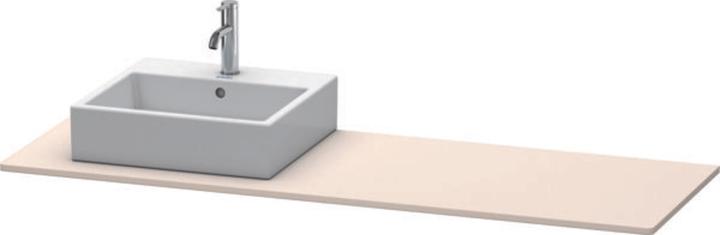 Produktbild Duravit Konsole XSQUARE 16x1600x550mm m Auss links taupe matt