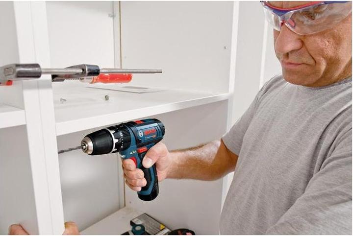 Actual product image Bosch Professional GSB 10.8-2-LI, incl. L-BOXX (Rechargeable battery operated)