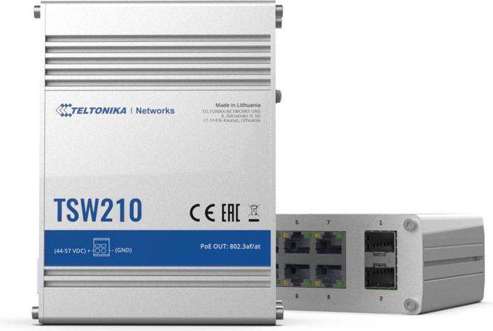 Produktbild Teltonika TSW210 8-Port-Schalter (10 Ports)