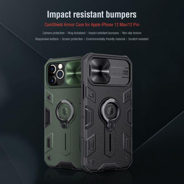 Actual product image Nillkin CamShield Armor Series Hardcase Cover (Apple iPhone 12, Apple iPhone 12 Pro)