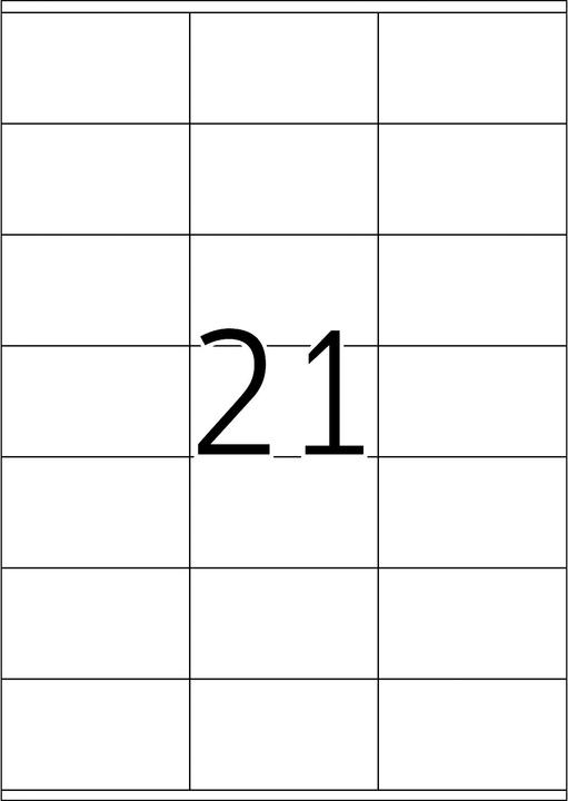 Actual product image HERMA Universal labels A4
