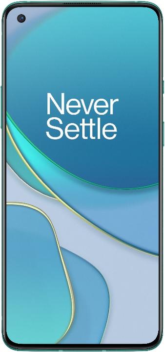 Immagine prodotto OnePlus 8T (8GB) (128 GB, Verde Acquamarina, 6.55", Doppia SIM, 48 Mpx, 5G)