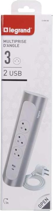 Actual product image Legrand 90Â° MONTEERB CONTACTDOOS 049406 (1 m, CEE 7/5)