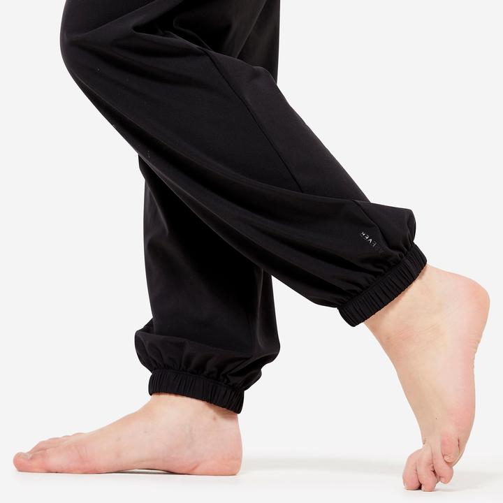 Produktbild Domyos Tanzhose Modern Jazz Mädchen weit und leicht - schwarz (8, 9, 10)