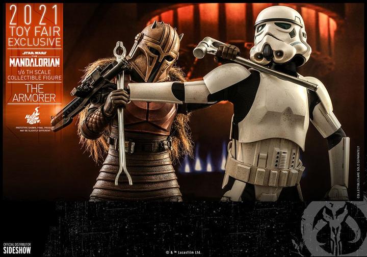 Produktbild Hot Toys Star Wars - The Mandalorian "The Armorer" 2021 Toy Fair Exclusive 1/6 Actionfigur